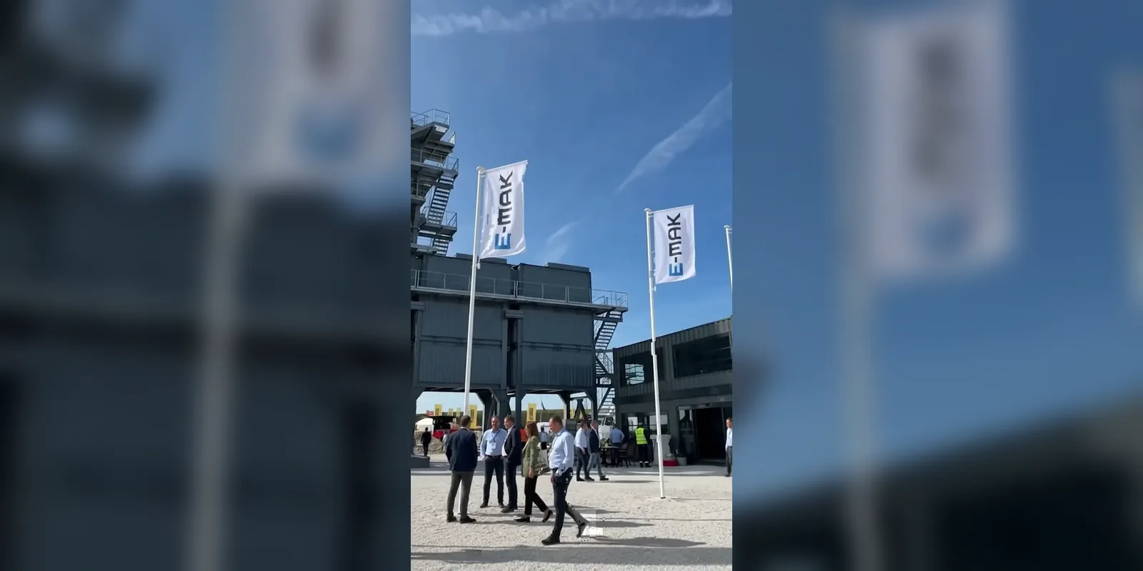 Fuar çekimi video arka plan karesi
