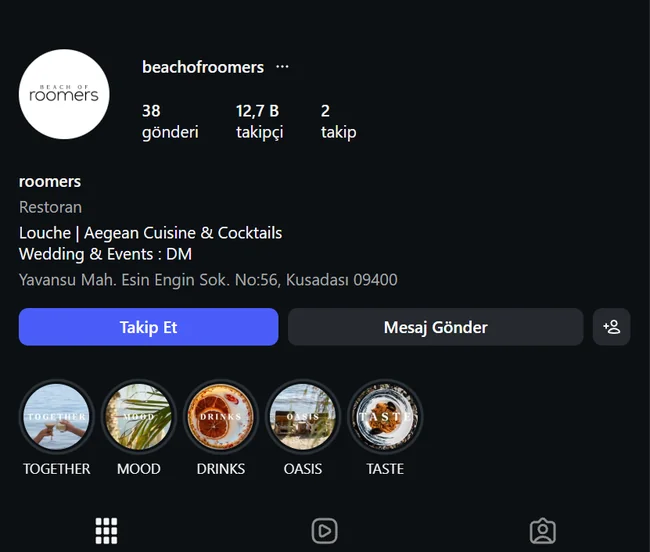 beachofroomers Instagram profili